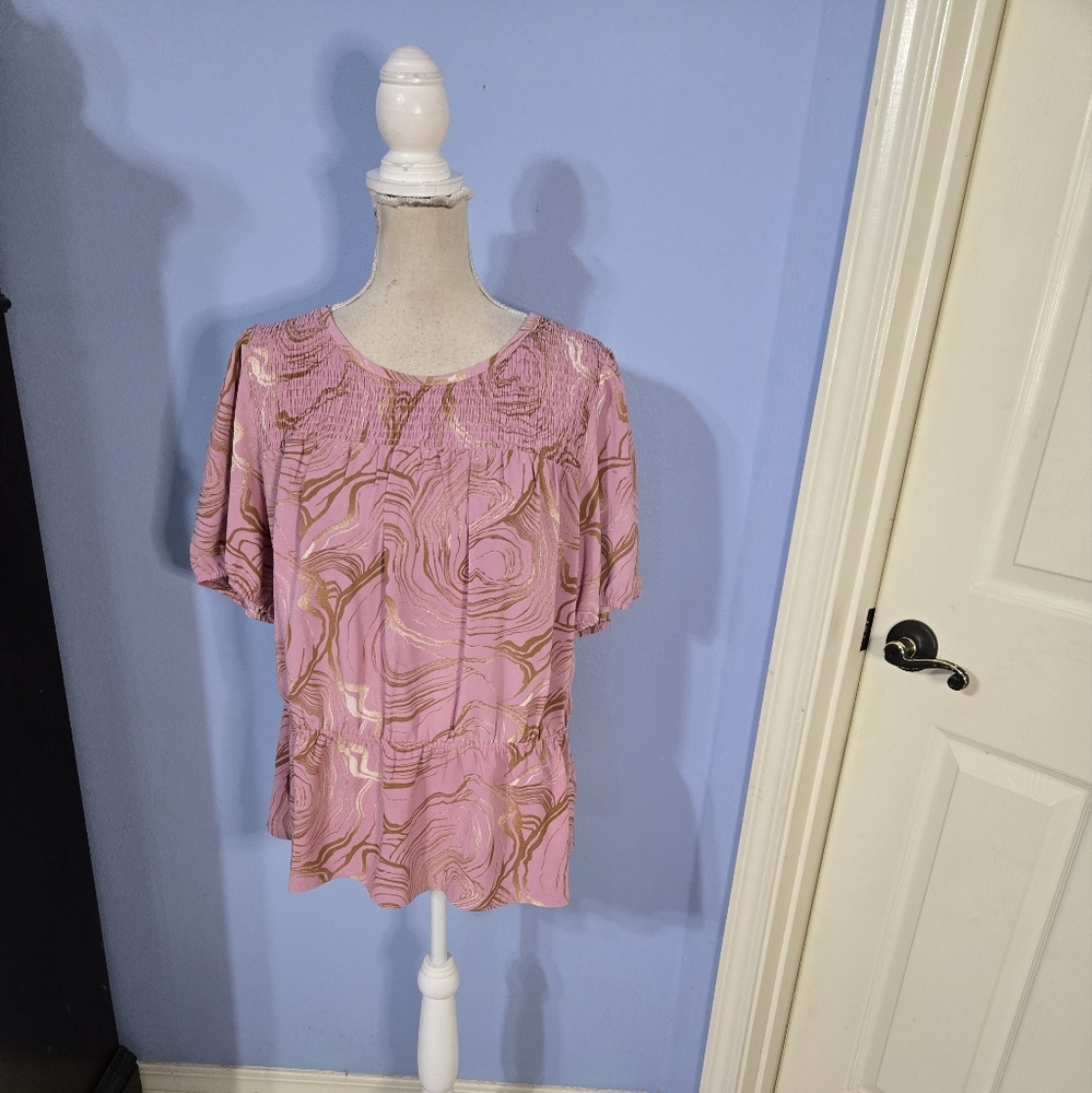 Nine West XXL Womens Blouse